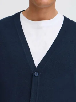 Solid Pullover & Strickjacken<Herren Strickjacke - SDFINTO blau uni