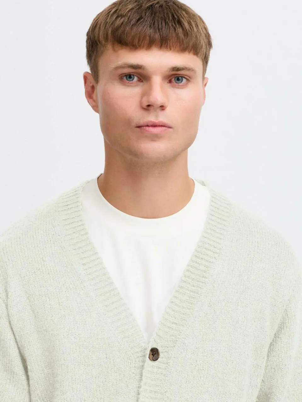 Herren Solid Pullover & Strickjacken>Herren Strickjacke - SDHamed