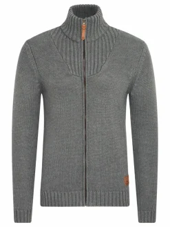 Solid Pullover & Strickjacken<Herren Strickjacke - SDPoul grau uni