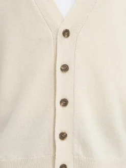 Solid Pullover & Strickjacken<Herren Strickjacke - SDRICK beige uni