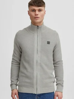 Solid Pullover & Strickjacken<Herren Strickjacke - SDValencia hellgrau uni
