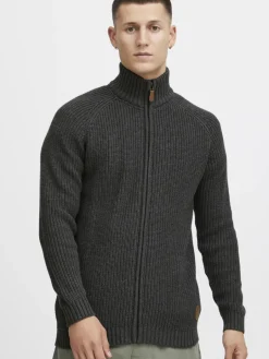 Solid Pullover & Strickjacken<Herren Strickjacke - SDXenos grau uni