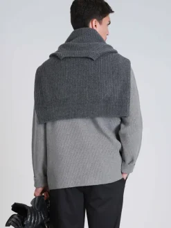 Lufian Pullover & Strickjacken<Herren Strickjacke - Shay grau uni