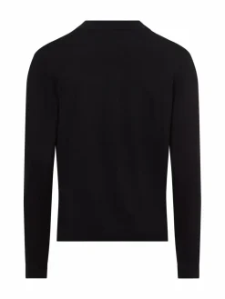 Finshley & Harding Pullover & Strickjacken<Herren Strickjacke mit Cashmere-Anteil schwarz uni