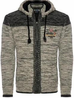 Carisma Pullover & Strickjacken<Herren Strickjacken beige uni