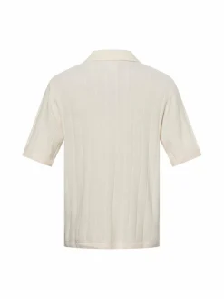 Herren Jack & Jones Pullover & Strickjacken>Herren Strick-Poloshirt - Jorvarenna Knit SS Split Neck