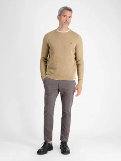 LERROS Pullover & Strickjacken<Herren Strickpullover kastanie uni