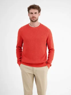LERROS Pullover & Strickjacken<Herren Strickpullover rot uni