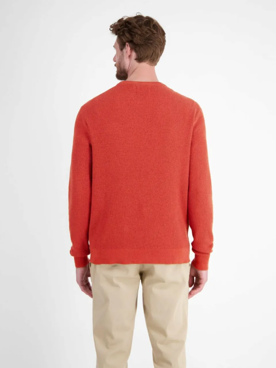 LERROS Pullover & Strickjacken<Herren Strickpullover rot uni