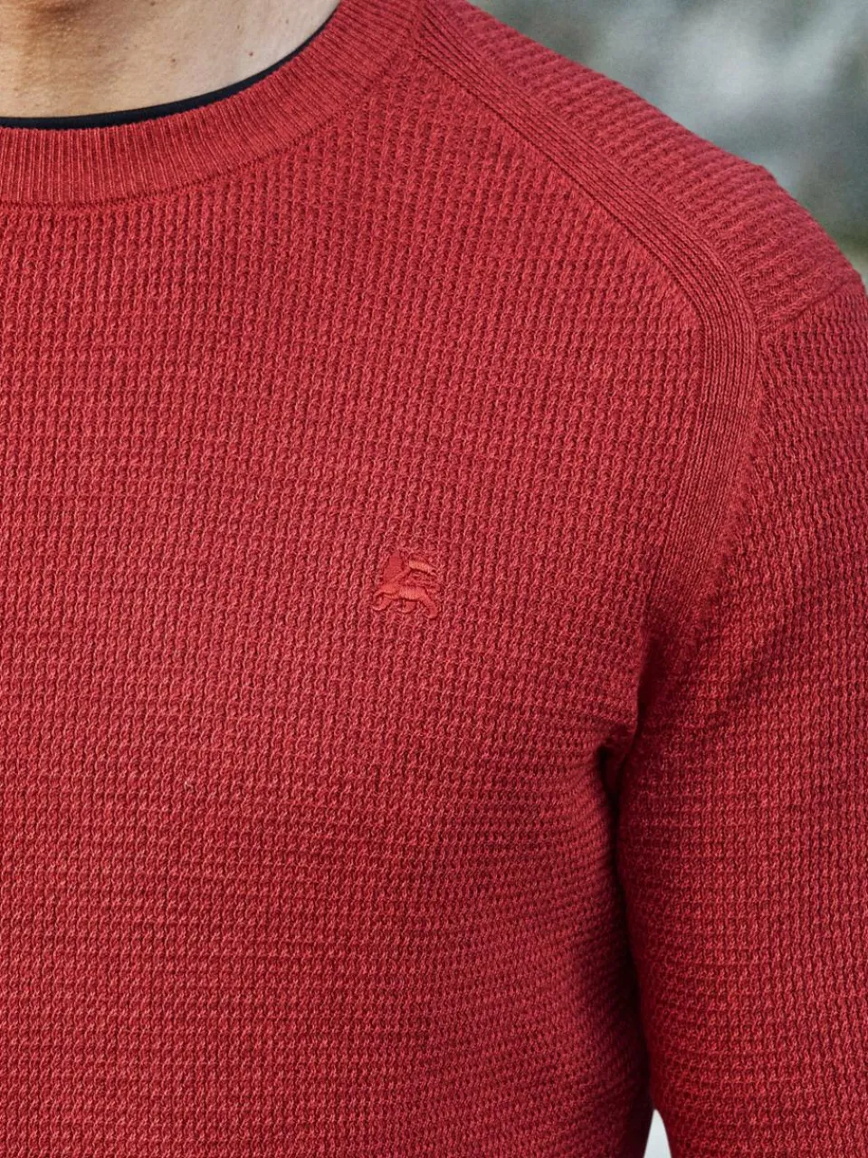 LERROS Pullover & Strickjacken<Herren Strickpullover rot uni