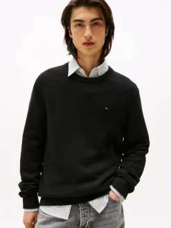 Tommy Jeans Pullover & Strickjacken<Herren Strickpullover schwarz uni