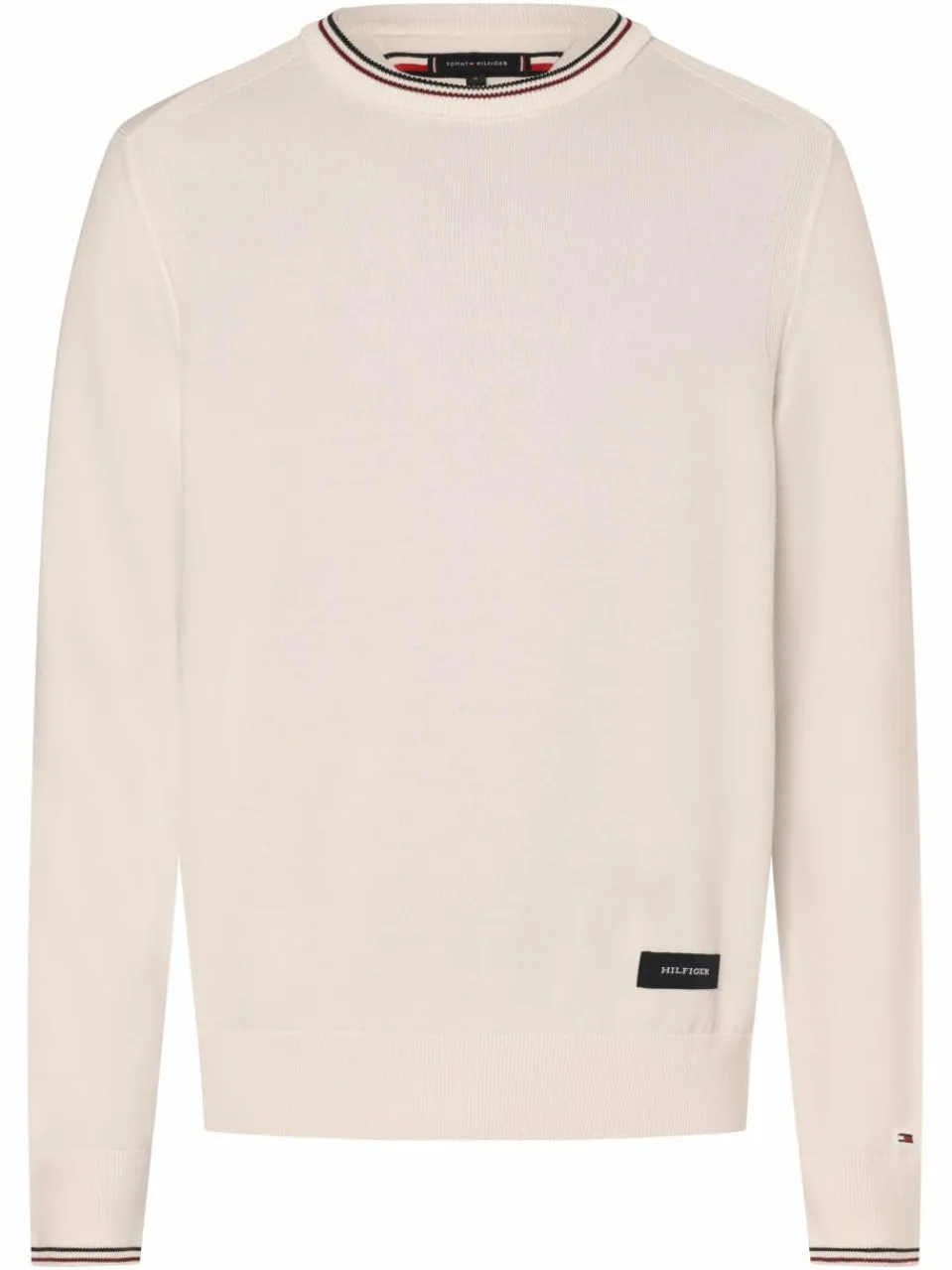 Tommy Hilfiger Pullover & Strickjacken<Herren Strickpullover ecru uni