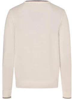 Tommy Hilfiger Pullover & Strickjacken<Herren Strickpullover ecru uni