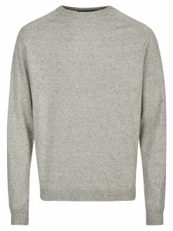 Daniel Hechter Pullover & Strickjacken<Herren Strickpullover silber uni