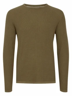 BLEND Pullover & Strickjacken<Herren Strickpullover braun uni