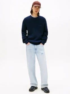 Tommy Jeans Pullover & Strickjacken<Herren Strickpullover marine uni