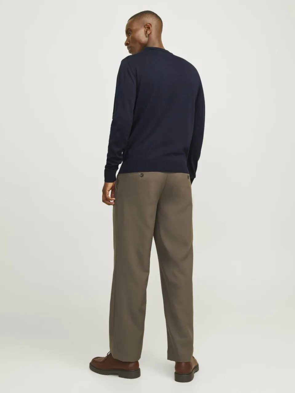 Jack & Jones Pullover & Strickjacken<Herren Strickpullover marine uni