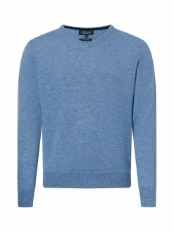Andrew James Pullover & Strickjacken<Herren Strickpullover hellblau uni