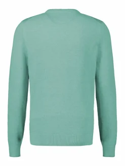 LERROS Pullover & Strickjacken<Herren Strickpullover blau uni