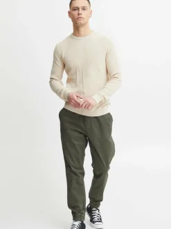 BLEND Pullover & Strickjacken<Herren Strickpullover beige uni