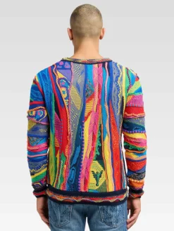 Carlo Colucci Pullover & Strickjacken<Herren Strickpullover - Dondi pink gemustert