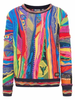 Carlo Colucci Pullover & Strickjacken<Herren Strickpullover - Dondi pink gemustert