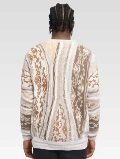 Carlo Colucci Pullover & Strickjacken<Herren Strickpullover - di Cicco beige gemustert