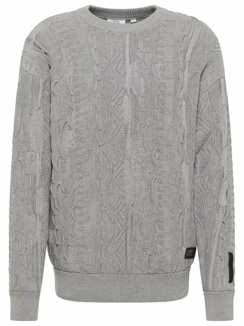 Carlo Colucci Pullover & Strickjacken<Herren Strickpullover - Dima grau gemustert