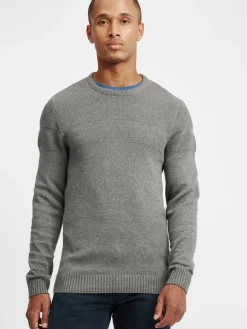BLEND Pullover & Strickjacken<Herren Strickpullover - BHGastamo grau uni