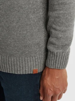 BLEND Pullover & Strickjacken<Herren Strickpullover - BHGastamo grau uni