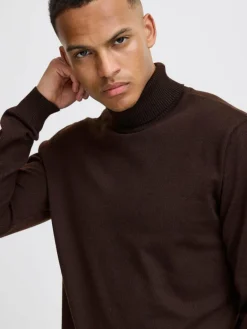 BLEND Pullover & Strickjacken<Herren Strickpullover - BHBRUTON kastanie meliert