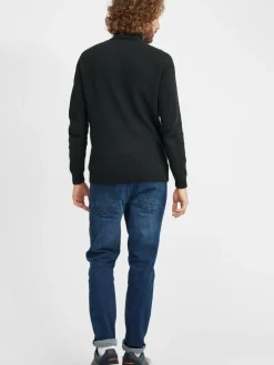 BLEND Pullover & Strickjacken<Herren Strickpullover - BHComulco schwarz uni