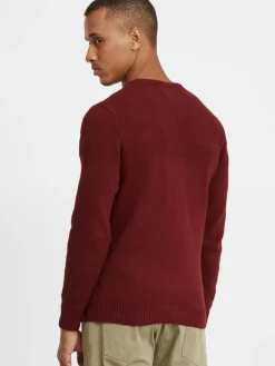 BLEND Pullover & Strickjacken<Herren Strickpullover - BHGastamo rot uni