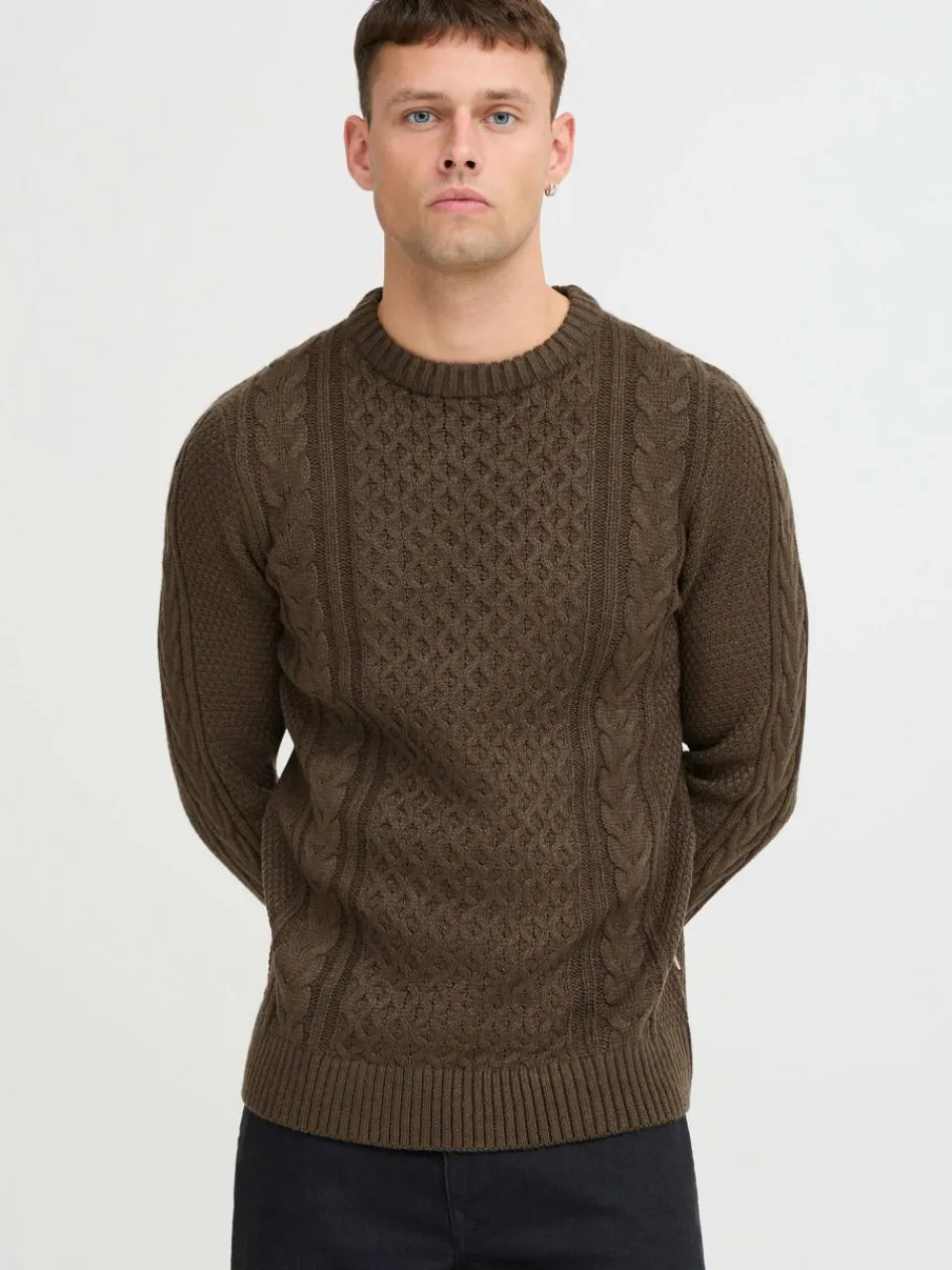 BLEND Pullover & Strickjacken<Herren Strickpullover - BHPullover braun uni