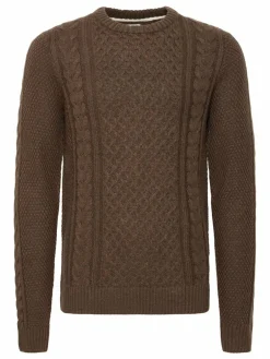 BLEND Pullover & Strickjacken<Herren Strickpullover - BHPullover braun uni