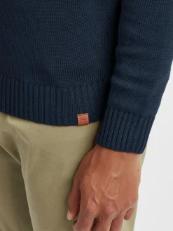 BLEND Pullover & Strickjacken<Herren Strickpullover - BHGastamo blau uni