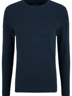 BLEND Pullover & Strickjacken<Herren Strickpullover - BHGastamo blau uni
