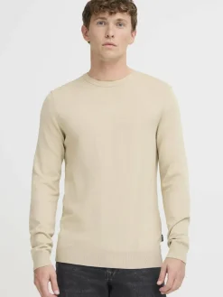 BLEND Pullover & Strickjacken<Herren Strickpullover - BHDAN beige meliert
