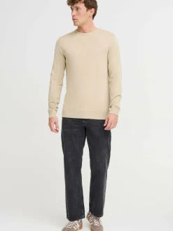 BLEND Pullover & Strickjacken<Herren Strickpullover - BHDAN beige meliert