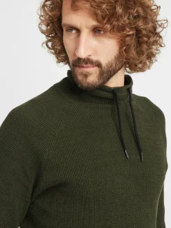 BLEND Pullover & Strickjacken<Herren Strickpullover - BHComulco grün uni