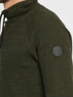 BLEND Pullover & Strickjacken<Herren Strickpullover - BHComulco grün uni