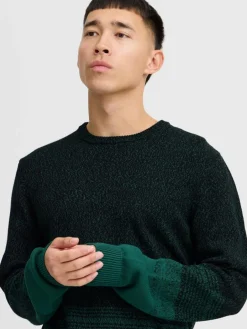 BLEND Pullover & Strickjacken<Herren Strickpullover - BHPullover smaragd meliert
