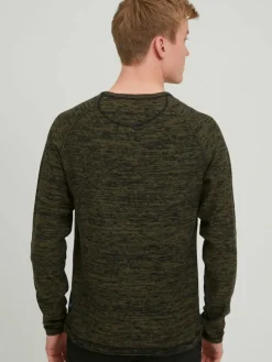 BLEND Pullover & Strickjacken<Herren Strickpullover - BHPullover grün meliert