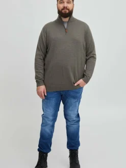 BLEND Pullover & Strickjacken<Herren Strickpullover - BHRobin BT grau uni