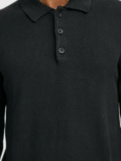 BLEND Pullover & Strickjacken<Herren Strickpullover - BHDENO schwarz uni