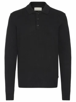 BLEND Pullover & Strickjacken<Herren Strickpullover - BHDENO schwarz uni