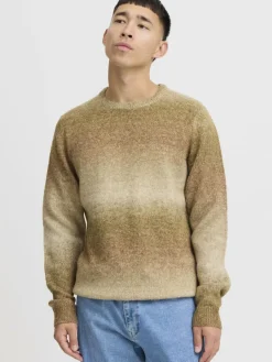 BLEND Pullover & Strickjacken<Herren Strickpullover - BHPullover braun meliert