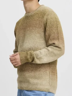 BLEND Pullover & Strickjacken<Herren Strickpullover - BHPullover braun meliert