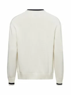 Herren Gant Pullover & Strickjacken>Herren Strickpullover - FLAG INTARSIA C NECK