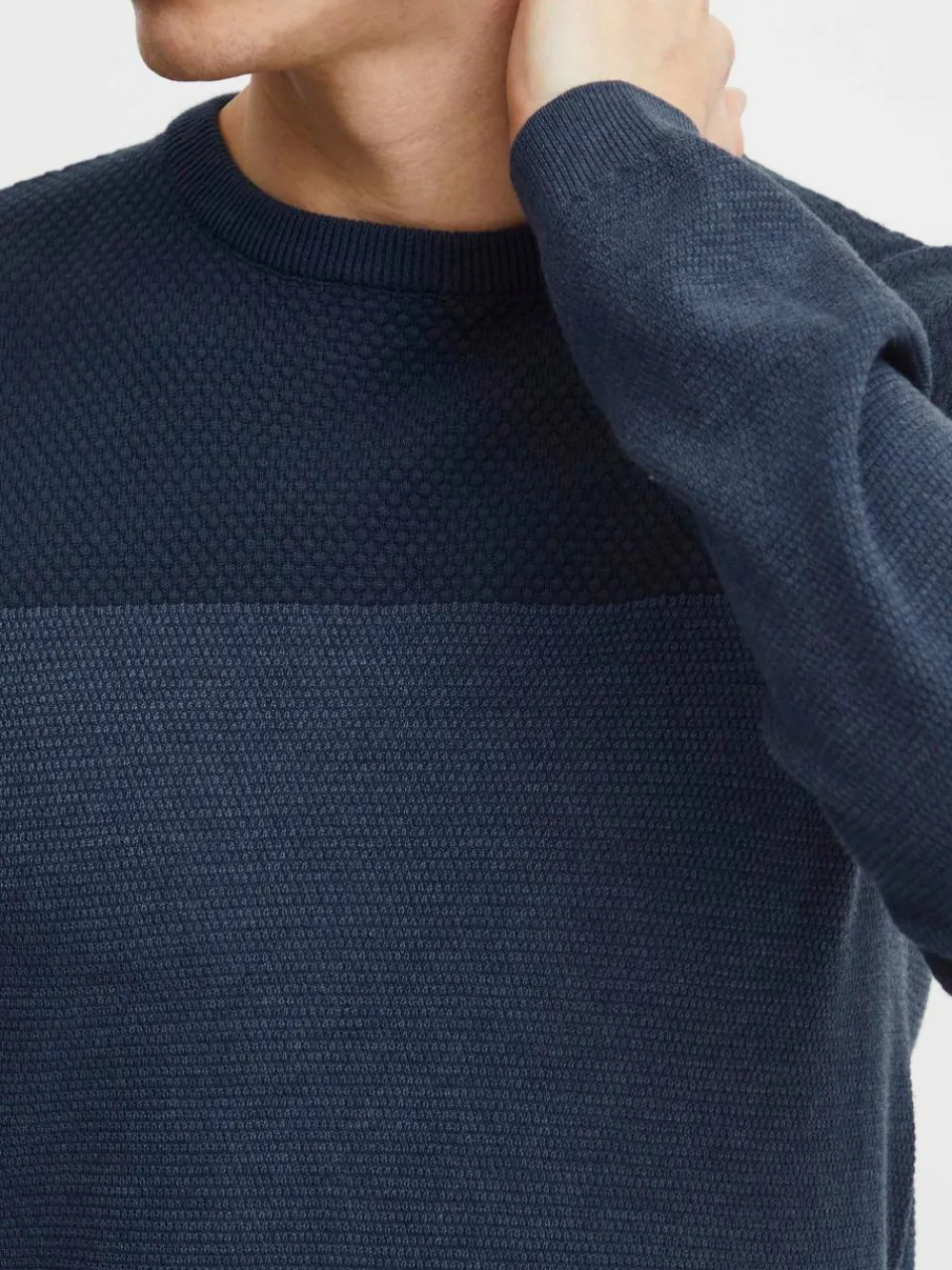 Indicode Pullover & Strickjacken<Herren Strickpullover - IDLabel marine gemustert